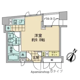 AZ日本橋人形町【5階】の間取り
