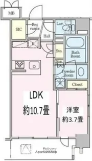 クレストコート押上【2階】の間取り