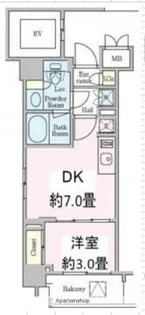 クレストコート押上【3階】の間取り