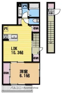 BELL HOUSE【2階】の間取り