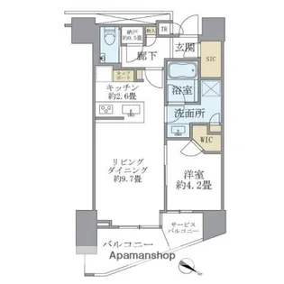 BRILLIA THE TOWER TOKYO YAESU AV【23階】の間取り