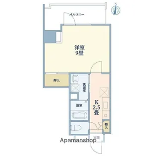 北原シティコープ【7階】の間取り