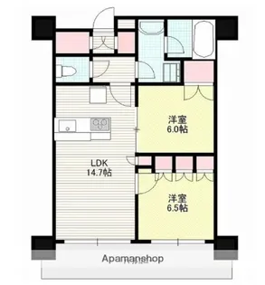 ザ・パークハウス晴海タワーズティアロレジデンス【25階】の間取り