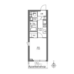 PRIME FORESHITA【3階】の間取り