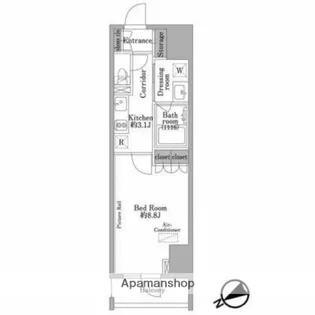 パークウッドレジデンス日本橋【5階】の間取り