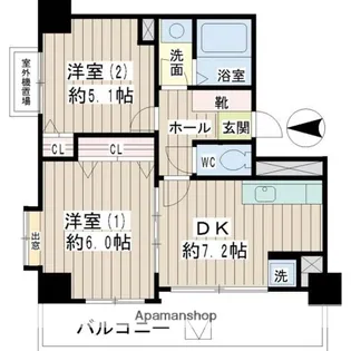 ESPOIR.S【3階】の間取り