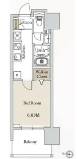 BLESS亀戸【16階】の間取り