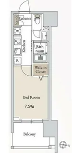 BLESS亀戸【17階】の間取り