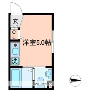 フェリオ押上【2階】の間取り