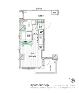 ラ・グラース押上Ⅱ【3階】の間取り