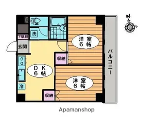 セレウス中葛西【4階】の間取り