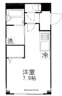 東京都江戸川区北小岩2丁目【アパート】の間取り