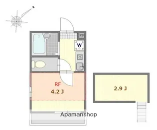 リブ亀戸【3階】の間取り