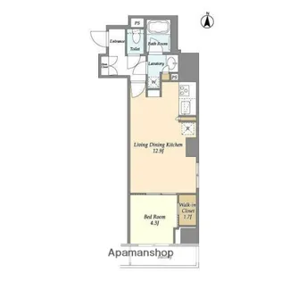 アスール両国【5階】の間取り