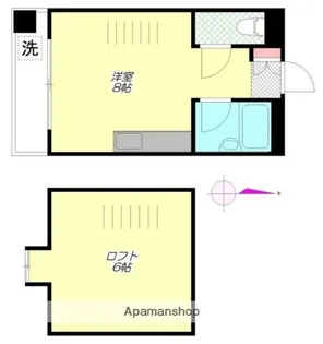 ベルメゾン亀戸【4階】の間取り