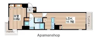 ティアラグレイス両国タワー【10階】の間取り