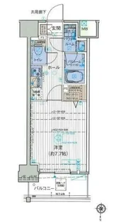 オーキッドレジデンス森下【3階】の間取り