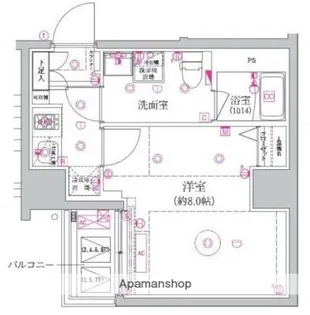 ベルシード森下II【3階】の間取り