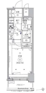 クレイシア秋葉原【6階】の間取り