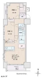 エスティメゾン錦糸町Ⅱ【10階】の間取り
