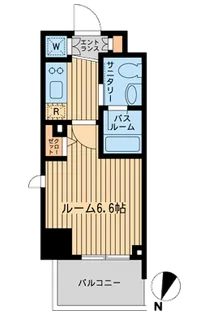 ダフィット門前仲町【0405号室】の間取り