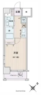 HF門前仲町レジデンス【6階】の間取り