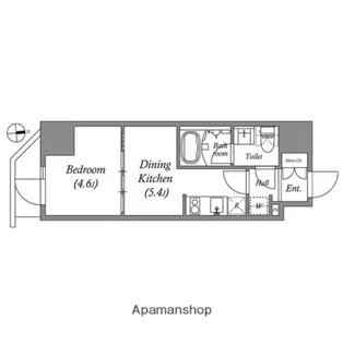 クオリタス浅草橋【2階】の間取り