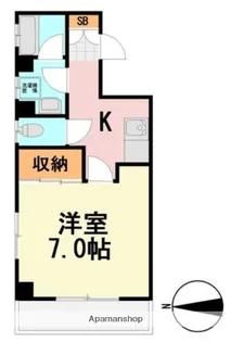 レイパレス【3階】の間取り