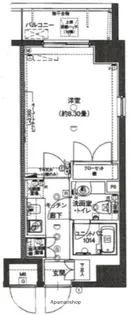 ヴェルト平井【4階】の間取り
