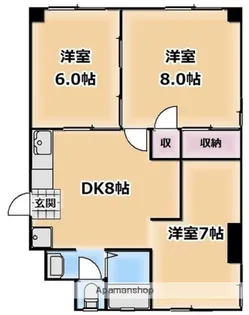 チグサビル【4階】の間取り