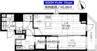 ステージファースト浅草橋【13階】の間取り