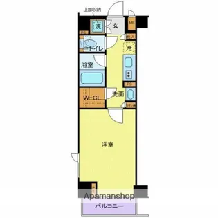 ルーブル亀戸天神前【5階】の間取り