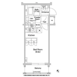 コンフォリア浅草橋【7階】の間取り