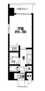 HF東日本橋レジデンス【4階】の間取り