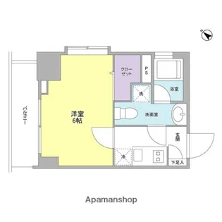 リバーレ月島【9階】の間取り