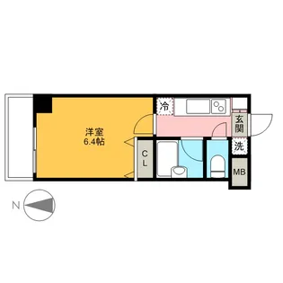 レジディア大島【2階】の間取り