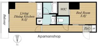 ARIES CORE【801号室】の間取り