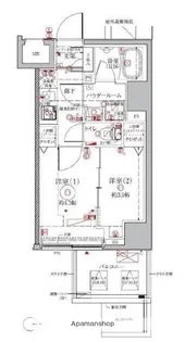 東京都台東区元浅草4丁目【マンション】の間取り