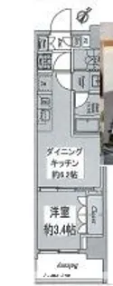 東京都墨田区向島4丁目【マンション】の間取り