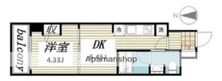 東京都江東区冬木【マンション】の間取り