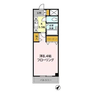 コアロード春日【3階】の間取り