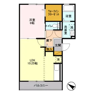 ソレーユ【1階】の間取り