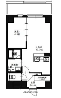 メテオール押上【4階】の間取り