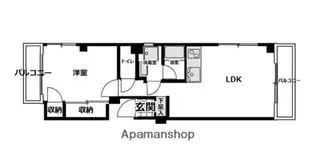 八木ビル【3階】の間取り