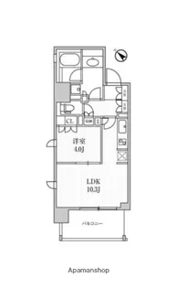 ディームス日本橋水天宮【8階】の間取り