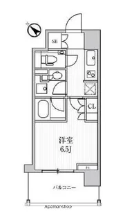 東京都中央区日本橋箱崎町【マンション】の間取り