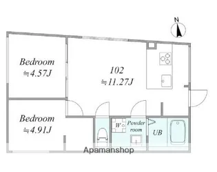 TRIAS313【2階】の間取り