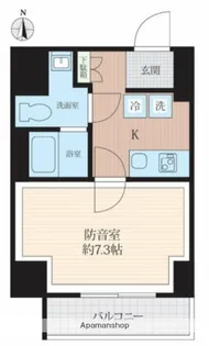 WHARF BOーON 住吉【3階】の間取り