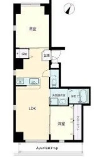 東京都江戸川区瑞江2丁目【マンション】の間取り
