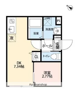 東京都中央区日本橋蛎殻町1丁目【マンション】の間取り